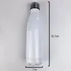 DIY Blank Sublimation 17oz Bottle Vacuum Flask Sports Water Bottle en acier inoxydable Thermos à double mur avec couvercle FY4604 04164312350