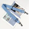 Classic Handbag Accessories Camera Tas All-Match Printing Letter Lint met koeienleren zakken Strap 5 cm brede schouderband