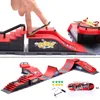 6 In 1 Finger Skateboards DIY Skate Park Ramp Parts For Tech Deck Scene Venue Combination Set Children Indoor Home Toy 220608