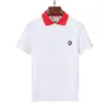 Polo Shirt Męska T-shirt wielokolorowy Lapel Short Sleeve plus haft biznesowy Casual Bawełna T-shirt azjatycki rozmiar M-3XL