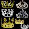 King Queen Crown Fashion Party Hoeden Tire Prince Princess Crowns Birthday Party Decoration Festival Found Crafts 7 Styles C0511