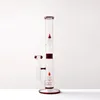 Hookahs Smoking Accessories glass bong bongs ash catcher Blood red rocket hookah oil rig hookah collector 16 inches We are the manufacturer