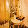 Branches lumineuses à cordes 73cm, 20 LED, décoration de Thanksgiving, Branches éclairées, Table pour
