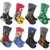 Chaussettes pour hommes Cartoon Anime Hommes Femmes Chucky Michel Jackson Gamers Nouveauté Calcetines Pour Skateboard Basketball Running CyclingMen's