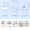 Chair Covers Anti-Slip Pets Dogs Mat Recliner Couch Cover Removable Towel Sofa With Pockets Cushion Furniture ProtectorChair