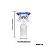 14mm Size Hookah Bowl Smoking Accessories High-Borosilicate Glass Bong Joint Head Clear Slide Male Bowl for Water Pipe Washable Funnel Type