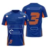 F1 T-shirt Ny racingdräkt kortärmad formel 1 Team fans personlig anpassad samma stil