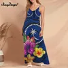 Noisydesigns Vintage Chic Mulheres Vestido Longo Étnico Floral Imprimir Bohemian V-Pescoço Maxi Vestidos Senhoras Verão Boho Oversize 3XL 4XL 220627