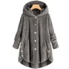 معاطف الفراء للسيدات Woolblends 2022 Autumn Winter Coat Women Warm Teddy Bear Wool Jacket Female Plush Plush M-4XL