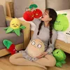 Heta spelfyllda tecknade växter Plush Toy Bookhelf Decor Pop Creative Pillow Room Decorative Funny Plant Kid Birthday Present J220704