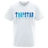 Summer Trapstar London undervattensblå tryckt t-shirt Män andas Casual Short Sleeve Street överdimensionerade märke T-skjortor