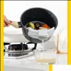 Other Kitchen Tools Kitchen Dining Bar Home Garden Spill-Proof Kitchenware Pots Round Mouth Edge Deflector Duckbill Liquid Soup Pourer Ga