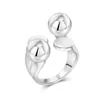 Anelli a banda a sfera laya per donne Real 925 Sterling Silver Any Creative Creative Designer di gioielli di alta qualità Gioielli eleganti 202964249