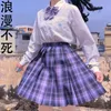 Skirts Plus Size Mini Womens Summer Pleated Skirt High Waist Cute Pink Plaid Japanese School Uniform Harajuku Jupe Female