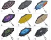 Inverted Fashion Sunny Rainy Umbrella Reverse Folding Windproof Umbrellas With C Handle Double Layer