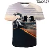 Men039s TShirts Été Retour vers le futur Film Men39s Vêtements Mode 3D Imprimé Cool Garçon Fille Enfant T-shirt Casual Court S5664593