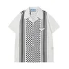 Роскошные Дизайнерские Рубашки Мужская Мода Геометрический принт рубашка для боулинга Гавайи Цветочные Повседневные Рубашки Мужчины Slim Fit Рубашка С Коротким Рукавом Разнообразие
