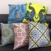 Cushion/Decorative Pillow Double-sides Printing European Casual Cozy Cushion Cover For Sofa/bed Home Decorative Pillows 45x45cm Short Plush