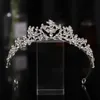 Hair Clips & Barrettes Retro Baroque Queen's Headdress Wedding Diamond Crown Year's Dress Bride's Women's DressHair