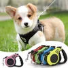 Dog Collars Leashes 3/5mリーシュ耐久性のあるナイロン格納式ペットリードカラーエクステンションパピーウォーキングランニングリード製品ドッグ