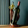 Annan heminredning nordisk kreativ skönhetskaraktär stil vin rack ljus lyx vardagsrum matbord skåp dekoration rackother