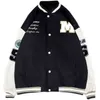 Varsity Casual Baseball Coat Unisexe marque de mode veste Slim Fit Bomber coupe-vent Baseball Jacket casual Hip Hop College wear Y220803