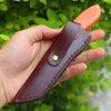 Promozione Coltello dritto di sopravvivenza 440J2 Lama satinata Full Tang G10 Coltelli a lama fissa con fodero in pelle