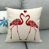 Cushion/Decorative Pillow Creative Red Plaid Love Heart Lolita Cushion Cover Linen Lovers Sofa Chair Wedding Decorative Pillows CaseCushion/