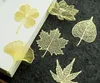 Gift Leaf Bookmark Brass Metal Hollow Bookmarks Bodhi Leaf Ginkgo Leaf-Bookmark Party Wedding Favor SN4506