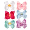 4,5 inch paaseieren meisjes boog clips haarspelden leuke multicolor ei barrettes kinderen haar clip boutique kinderen accessoires