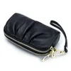 Wallets Genuine Leather Clutch Bag Lady Multi Zipper Phone Purse Woman Soft Mini Wristlet Wallet Simple Versatile Coin PurseWallets