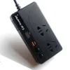 200W 자동차 전력 인버터 12/24V DC ~ 220V110V AC 전압 변환기 디지털 디스플레이 3 USB QC3.0 빠른 충전 전화