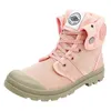 Stivali Scarpe di tela Donna Stile palladio Moda Stivali alti alla caviglia militare Casual Stivali femminili di alta qualità