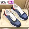 Designer Sprint Runner Sneaker Newest Running Shoes Nappa Leather Satin twill Fashion Women Sneakers Pink Black Embossed Navy Red Triple White ladies Trainers