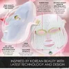 Maschera per il viso di bellezza a fotoni a led anti-invecchiamento Maschera per uso domestico a infrarossi PDT Maschera per la terapia della luce Maschere per il viso elettriche