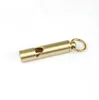 Vintage Brass Whistle Outdoor Gadgets Handmade Survival Whistles Keychain Pendant hiking camping EDC Tool Football Basketball Sports pet dog training Whistle