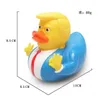 2022 PVC Trump Duck Bath Pływająca Zabawki Wody Party Supplies Funny Zabawki Kreatywny Prezent 8.5 * 10 * 8.5cm Stock