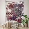 Tapestry Vintage bloemen muurschildering hangende wandtapijten minimalistische kunst Boheemse p