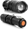 Mini Portable UV-ficklampa Spotlight Torch Sk68 365nm 395nm Ultraviolett 5W Zoomable Money Detector Fluorescerande Mask Detektera glödlampa
