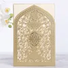 10pcs Laser Cut Wedding Invitation s Customized Islamic Muslim Greeting Card Ramadan Decoration Party Favors Supplies 220711