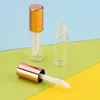 Makeup Borstes 10st Lip Gloss Tubes 1,2 ml Clear Empty Tube Container Organisera läppstift påfyllningsbara flaskor rörmakeup makeupmakeup