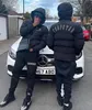 Designer de luxe vers le bas Design Trapstar Veste Hommes Manteau Chaud Brodé Lettres Coupe-Vent À Capuche Hommes et Femmes Couples Vestes À Capuche 2022