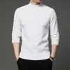 Autumn and Winter Men Turtleneck Pullover Sweater Fashion Solid Color Thick and Warm Bottoming Shirt Male Brand Clothes 220726