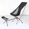 Portable Pliant Camping En Plein Air Lune Pliable Repose-pieds Pour Randonnée Pique-Nique Chaises De Pêche Siège Outils 220609