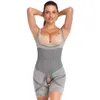 Женщины похудения тела с формированием тела Топс Контроль живота для боди в форме пирога спагетти рубашка Maillots Bodycon Плюс размер L220802