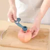 Rullo arricciacapelli rotante a rotazione manuale per frutta e verduraCetriolo Fetta di patate Mela Sydney Coltello per arrotolare e dividere la pera