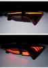 Bil Bakre bagage Spoiler Tail Light för Toyota Avalon 2018-2020 Baillight Assembly LED Dynamic Turn Signal Lights Auto Accessoarer Lamp