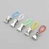 Metal Tea Towel Clips On Hook Hanging Clothespin Laundry Colorful Clothes Clip Hanger Laundry Storage Home Supplies 20220611 D3
