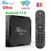 A95X R5 RGB Ljus Android 10.0 TV Box RK3318 Quad Core 4GB 128GB Max 4K Dual WiFi TV Boxes Smart TV A95XR5