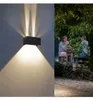 Moderne LED-wandlamp AC85-265V Waterdichte IP65 Outdoor Lighting Garden Porch Wandlampen Indoor Decoration Bladce Slaapkamer Neffen